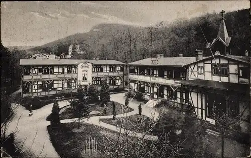 Ak Nöschenrode Wernigerode am Harz, Christliches Erholungsheim Harzfriede, Haus Bethel, Elim