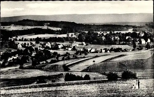 Ak Friedensfels in der Oberpfalz, Teilansicht vom Ort