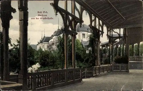 Ak Bad Orb in Hessen, Kurhaus aus der Wandelhalle