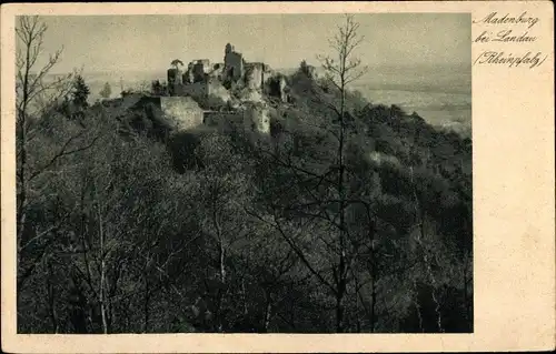 Ak Landau in der Pfalz, Madenburg, Ruine