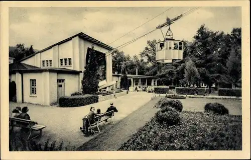 Ak Bad Harzburg am Harz, Talstation der Bergbahn, Seilbahn