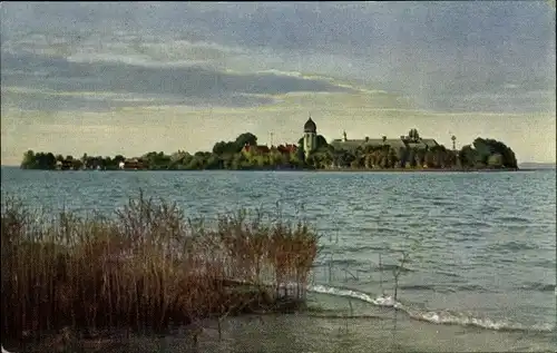Ak Frauenwörth Insel Frauenchiemsee Chiemsee, Fraueninsel