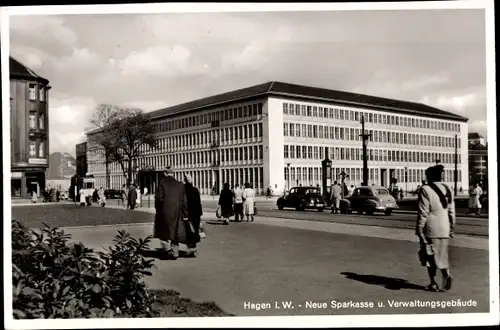 Ak Hagen in Westfalen, Neue Sparkasse, Verwaltungsgebäude
