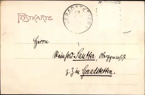 Ak Schorndorf in Württemberg, Gesamtansicht von Südosten 1904