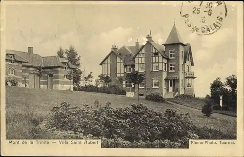 Ak Tournai Wallonien Hennegau, Mont de la Trinite, Villa Saint Aubert