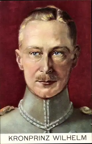 Künstler Ak Kronprinz Wilhelm von Preußen, Portrait