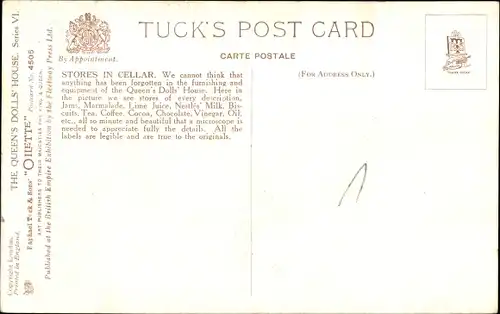 Ak The Queen's Dolls House, stores