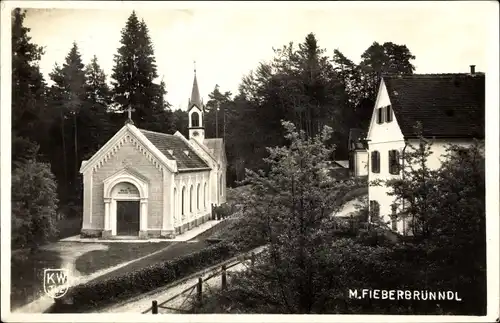 Ak Maria Fieberbrünndl Steiermark, Blick auf Kapelle