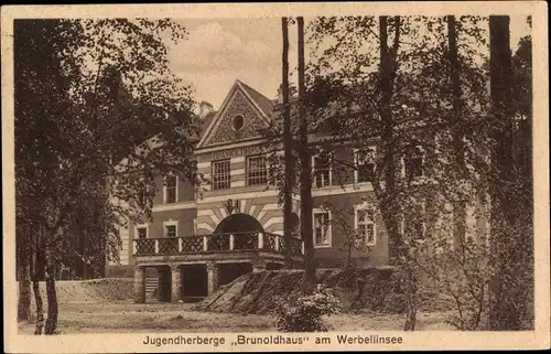 Ak Altenhof Schorfheide am Werbellinsee, Jugendherberge Brunoldhaus