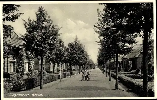 Ak Bedum Groningen Niederlande, Lutgerstraat