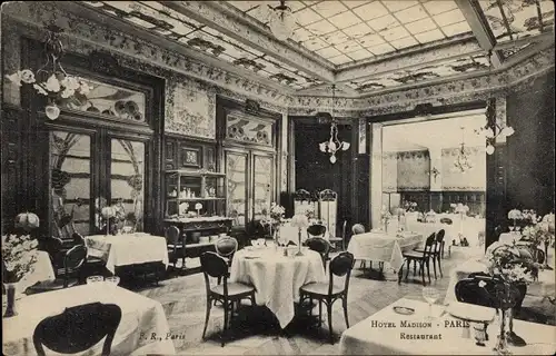 Ak Paris VI, Hotel Madison, Restaurant