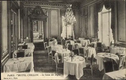Ak Paris VIII, Hôtel de Crillon, Le Salon des Aigles