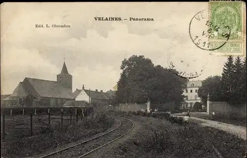 Ak Velaines Meuse, Panorama