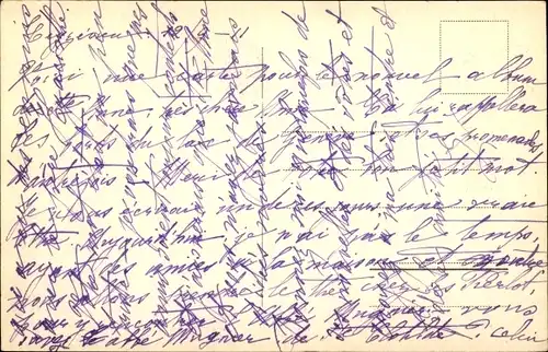 Ak Coppet Kanton Waadt, Chateau de Madame de Stael, Wiese