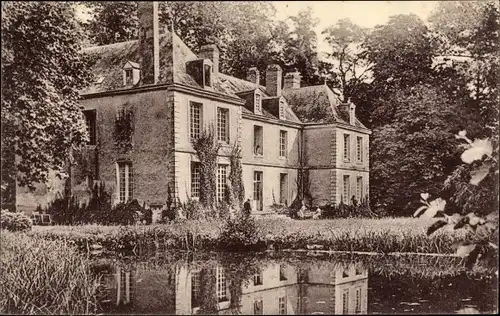 Ak Beaumont-sur Sarthe, Chateau du Pont