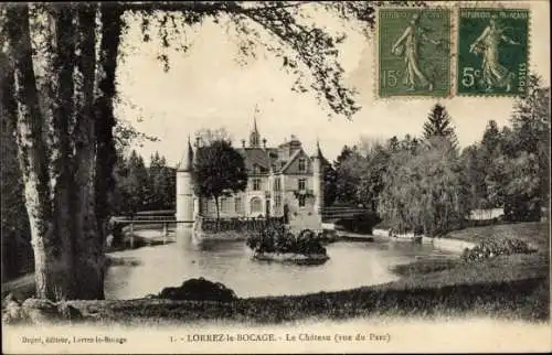 Ak Lorrez le Bocage Seine et Marne, Le Château