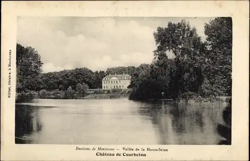 Ak Courbeton Seine et Marne, Le Château