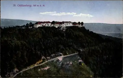 Ak Obernai Elsass Bas Rhin, Odilienberg Mont Sainte Odile