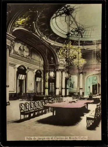 Foto Monte Carlo Monaco, Sala de juego en el Casino