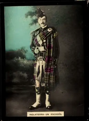 Foto Schottland, Un Escoces, Schotte im Kilt