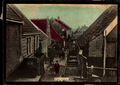 Foto Niederlande, Ortsansicht, Kinder in Trachten