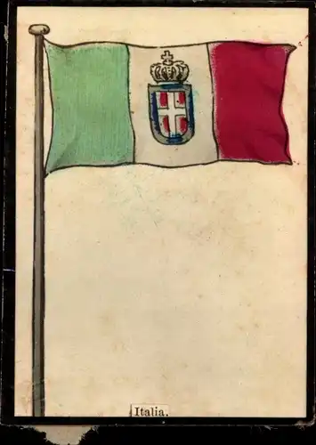 Foto Italien, Bandera de la Nacion