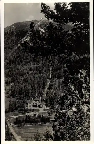 Ak Muottas Muragl Kanton Graubünden, Drahtseilbahn