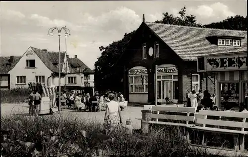 Ak Ostseebad Graal Müritz, Milch-Bar Seestern