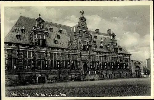 Ak Middelburg Zeeland Niederlande, Militair Hospitaal