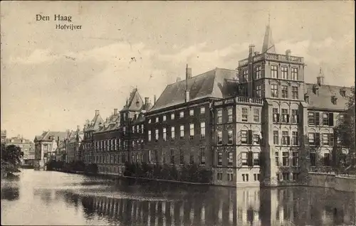 Ak Den Haag Südholland Niederlande, Hofvijver