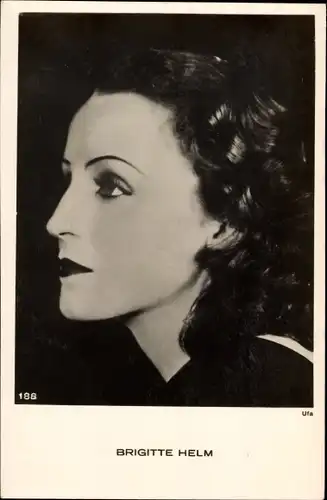 Ak Schauspielerin Brigitte Helm, Profilansicht