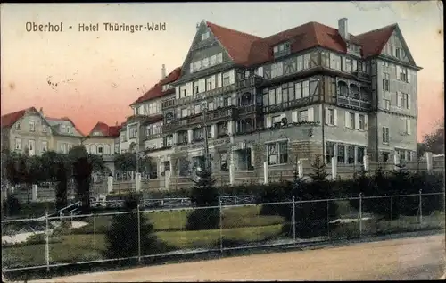 Ak Oberhof im Thüringer Wald, Hotel Thüringer-Wald, Außenansicht