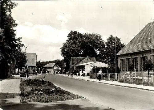 Ak Zechlinerhütte Rheinsberg in Brandenburg, Rheinsberger Straße