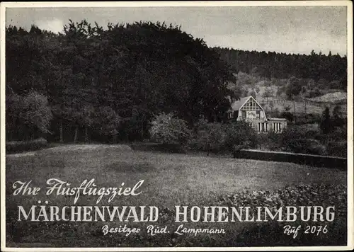 Ak Hohenlimburg Hagen in Westfalen, Ausflugsziel Märchenwald