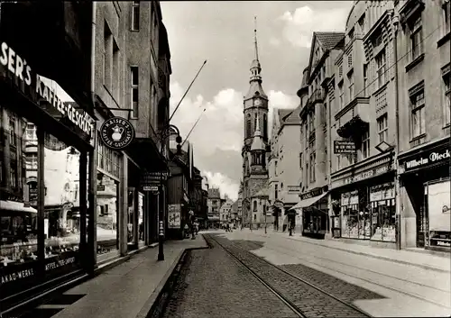 Ak Hagen in Westfalen, Kaiser's Kaffee Geschäft, Straßenbahnschienen, Geschäft Wilhelm Dieck