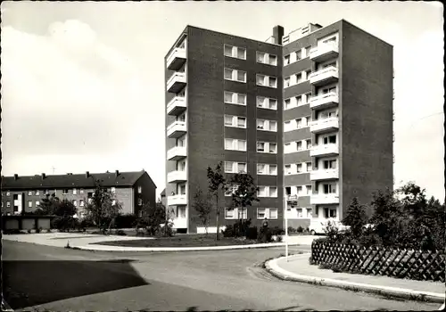 Ak Hülsdonk Moers am Niederrhein, Hochhaus an der Kranichstraße