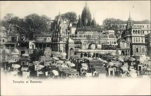 Ak Varanasi Benares Indien, Temples