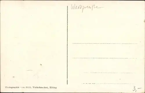 Ak Elbląg Elbing Westpreußen, St. Marienkirche