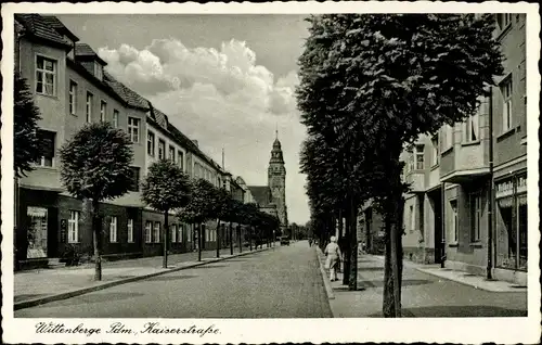 Ak Wittenberge an der Elbe Prignitz, Kaiserstraße