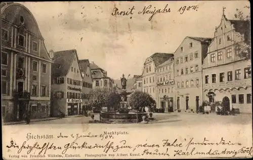 Ak Eichstätt in Oberbayern, Marktplatz