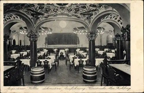 Ak Dresden Pillnitz, Augustiner Keller, Kunstmaler Max Frohberg