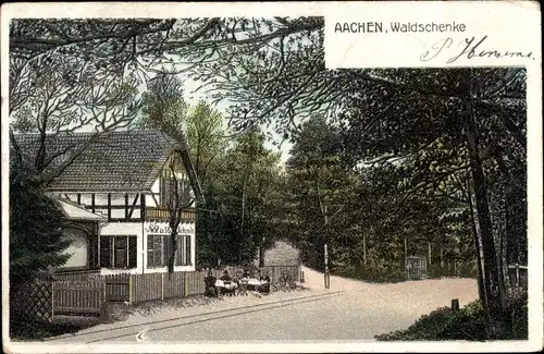 Ak Aachen in Nordrhein Westfalen, Waldschenke