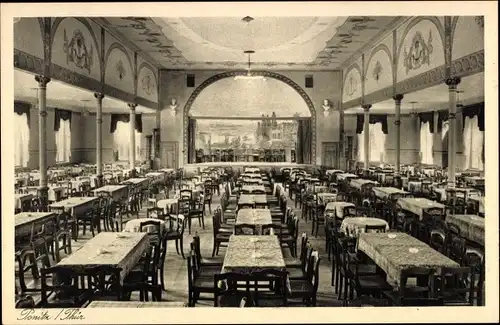 Ak Ponitz Altenburger Land Thüringen, Gasthof, Innenansicht