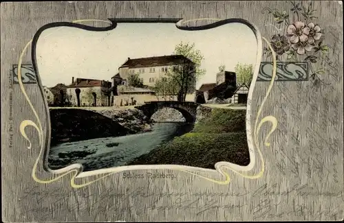 Passepartout Ak Radeberg in Sachsen, Schloss