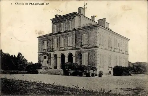 Ak Pleumartin Vienne, Le Château