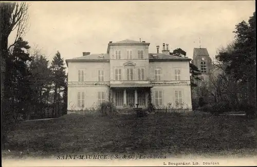 Ak Saint Maurice Doubs, le Chateau