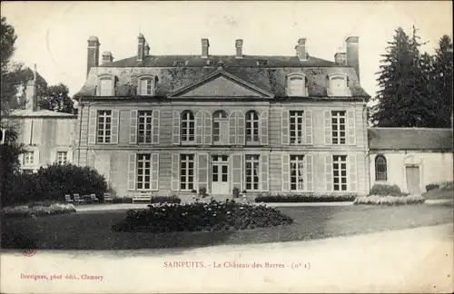 Ak Sainpuits Yonne, le Chateau des Barres