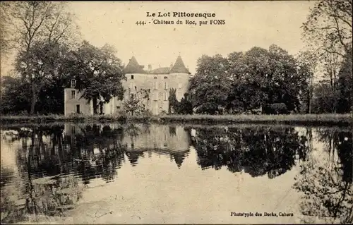 Ak Saint Fons Rhône, Chateau du Roc