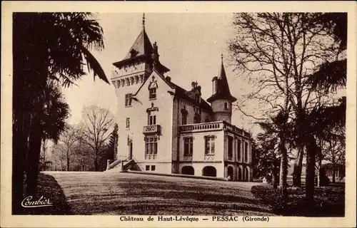 Ak Pessac Gironde, Le Château de Haut-Leveque