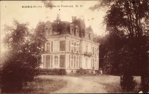 Ak Heugnes Indre, Château de Fontenay
